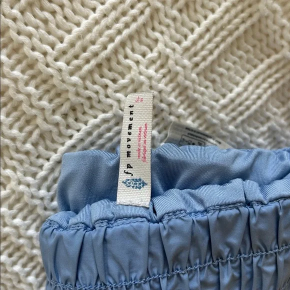 Women's free people movement get your flirt on shorts in light blue - Picture 3 of 3